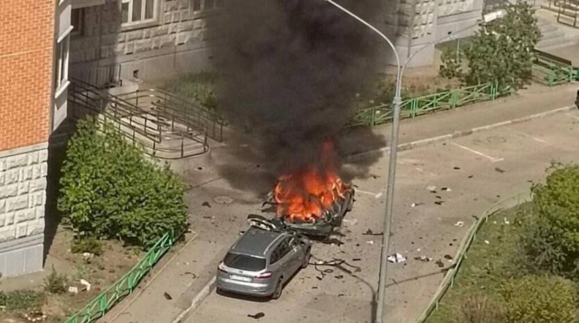 Blown up general of the occupying army Moskalyk