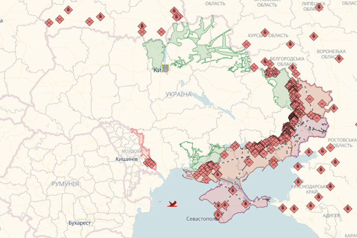 Онлайн-карта боевых действий в Украине на 4 июля: ситуация на фронте