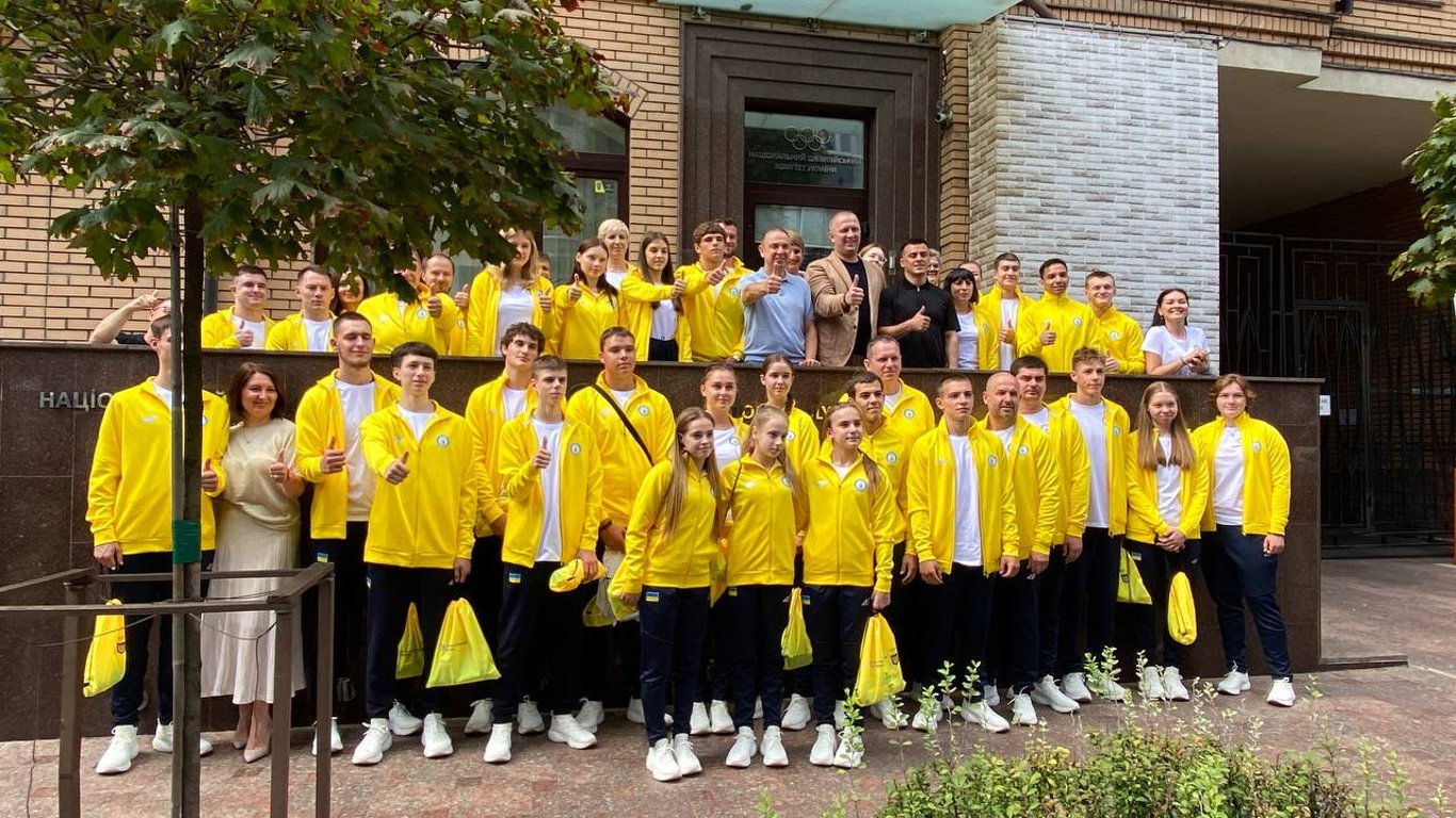 Сборная Украины отправилась на Европейский олимпийский фестиваль