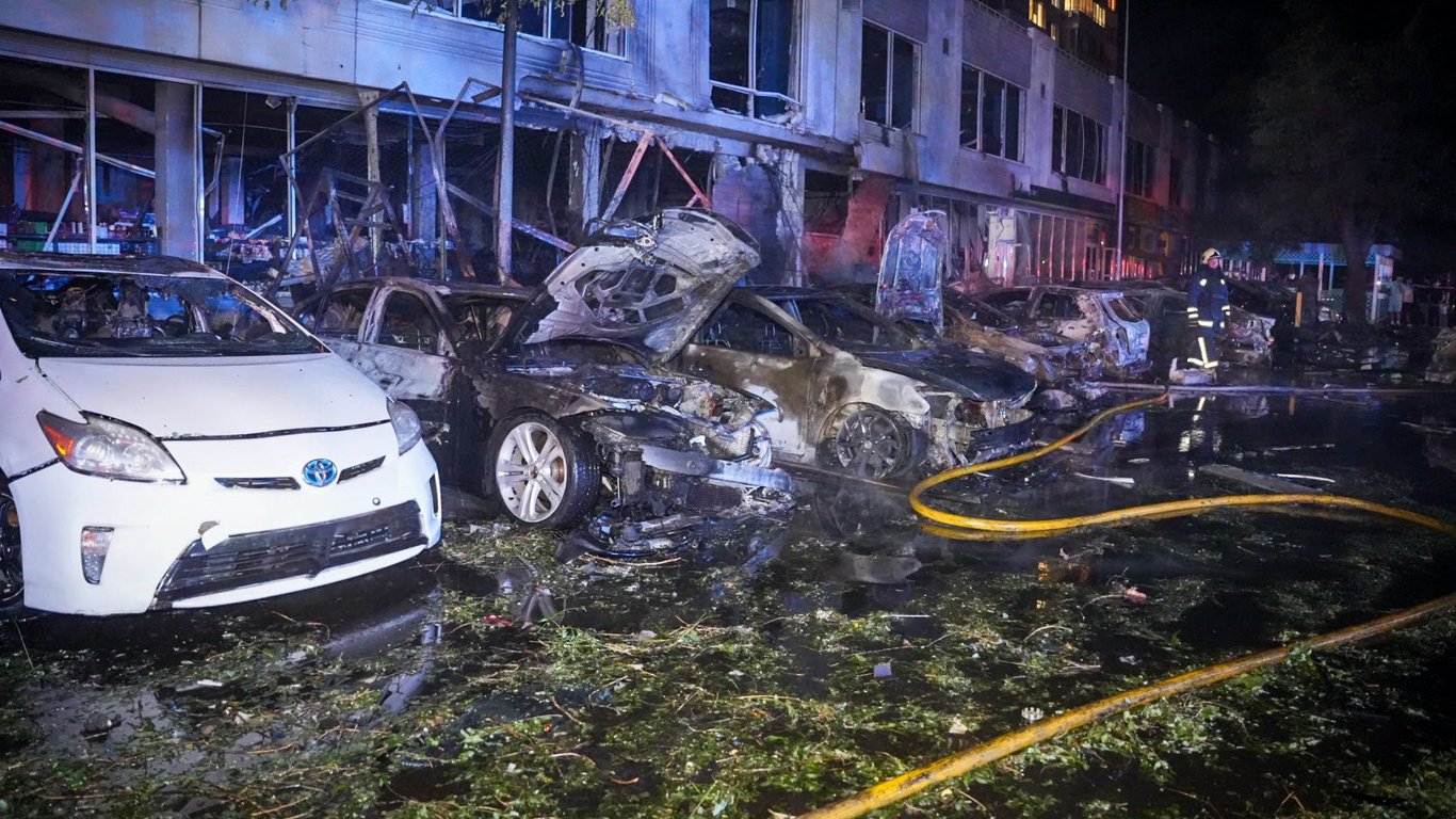 Nocny atak na Odesę - pierwsze zdjęcia z miejsca trafienia
